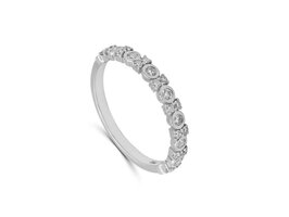 Bague dames or - Or blanc 18 ct | Femme Adorée