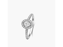 Bague dames or - Or blanc 18 ct | Sans Marque