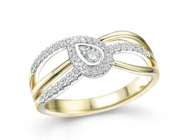 Bague dames or - Bicolore 18 ct | Sans Marque